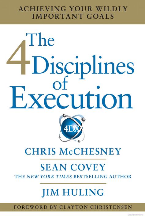 The 4 Disciplines of Execution Free PDF Download