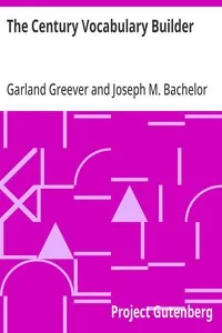 The Century Vocabulary Builder — Garland Greever cover