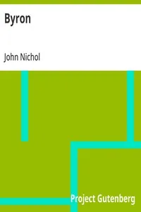Byron — John Nichol cover