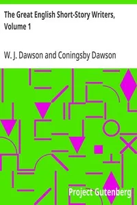 The Great English Short-Story Writers, Volume 1 cover