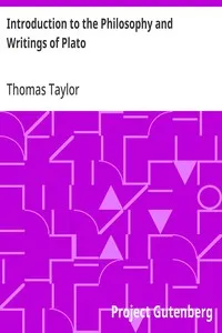Introduction to the Philosophy and Writings of Plato cover