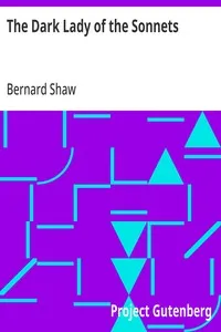 The Dark Lady of the Sonnets — Bernard Shaw cover