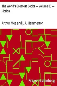 The World's Greatest Books — Volume 03 — Fiction — Anonymous cover