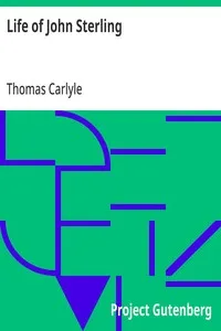 Life of John Sterling — Thomas Carlyle cover