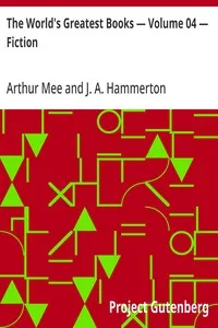 The World's Greatest Books — Volume 04 — Fiction — Anonymous cover