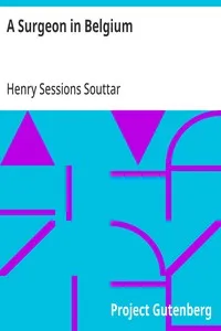 A Surgeon in Belgium — Henry Sessions Souttar cover