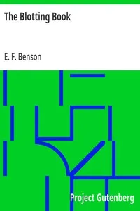 The Blotting Book — E. F. (Edward Frederic) Benson cover