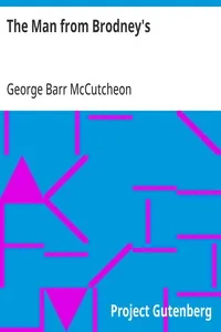 The Man from Brodney's — George Barr McCutcheon cover