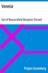 Venetia — Benjamin, Earl of Beaconsfield Disraeli cover