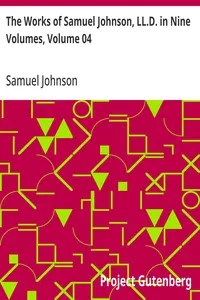 The Works of Samuel Johnson, LL.D. in Nine Volumes, Volume 04: The Adventurer; The Idler cover