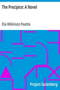 The Precipice: A Novel — Elia Wilkinson Peattie cover