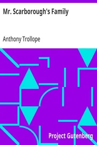Mr. Scarborough's Family — Anthony Trollope cover