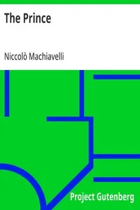 The Prince — Niccolò Machiavelli cover