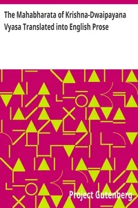 The Mahabharata of Krishna-Dwaipayana Vyasa Translated into English Prose: Vana Parva, Part 2 — Anonymous cover