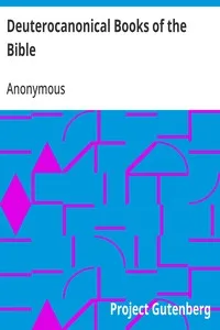 Deuterocanonical Books of the Bible: Apocrypha — Anonymous cover