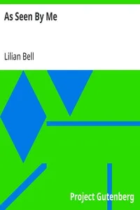 As Seen By Me — Lilian Bell cover