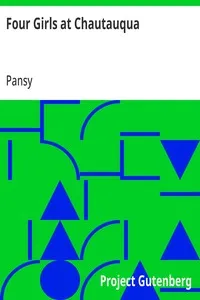 Four Girls at Chautauqua — Pansy cover