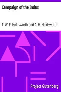 Campaign of the Indus: In a Series of Letters from an Officer of the Bombay Division — T. W. E. Holdsworth cover