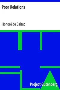Poor Relations — Honoré de Balzac cover