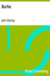 Burke — John Morley cover