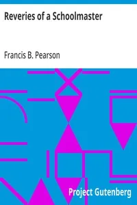 Reveries of a Schoolmaster cover