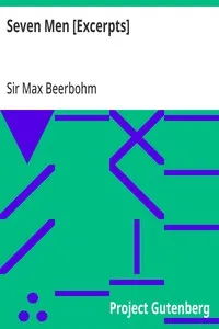 Seven Men [Excerpts] cover
