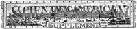 Scientific American Supplement, No. 803, May 23, 1891 cover