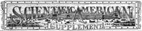 Scientific American Supplement, No. 795, March 28, 1891 cover