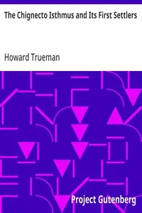 The Chignecto Isthmus and Its First Settlers — Howard Trueman cover