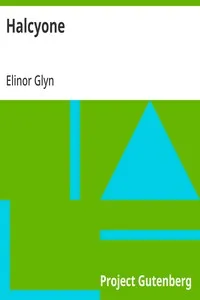 Halcyone — Elinor Glyn cover