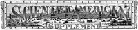 Scientific American Supplement, No. 821, September 26, 1891 cover