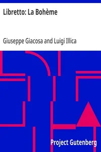 Libretto: La Bohème — Giuseppe Giacosa cover