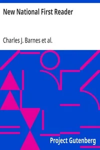 New National First Reader — Charles J. (Charles Joseph) Barnes cover