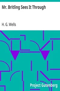 Mr. Britling Sees It Through — H. G. (Herbert George) Wells cover