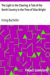 The Light in the Clearing: A Tale of the North Country in the Time of Silas Wright — Irving Bacheller cover