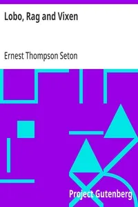 Lobo, Rag and Vixen: Being The Personal Histories Of Lobo, Redruff, Raggylug & Vixen — Ernest Thompson Seton cover