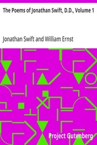 The Poems of Jonathan Swift, D.D., Volume 1 — Jonathan Swift cover