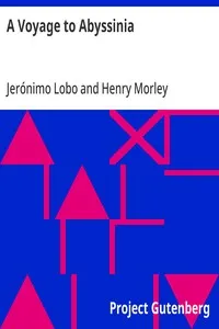 A Voyage to Abyssinia — Jerónimo Lobo cover