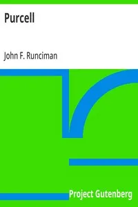 Purcell — John F. Runciman cover
