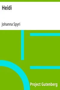 Heidi — Johanna Spyri cover