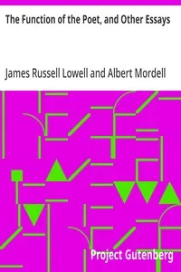 The Function of the Poet, and Other Essays cover