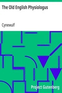 The Old English Physiologus cover
