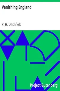 Vanishing England — P. H. (Peter Hampson) Ditchfield cover