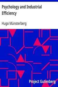 Psychology and Industrial Efficiency — Hugo Münsterberg cover