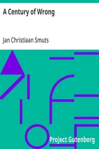 A Century of Wrong — Jan Christiaan Smuts cover