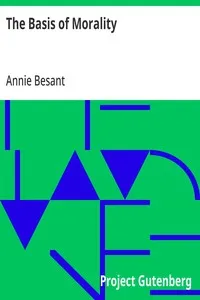The Basis of Morality — Annie Besant cover