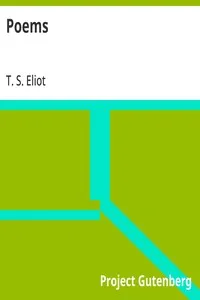 Poems — T. S. (Thomas Stearns) Eliot cover
