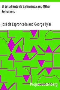 El Estudiante de Salamanca and Other Selections cover