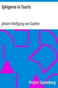 Iphigenia in Tauris — Johann Wolfgang von Goethe cover