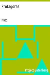 Protagoras — Plato cover